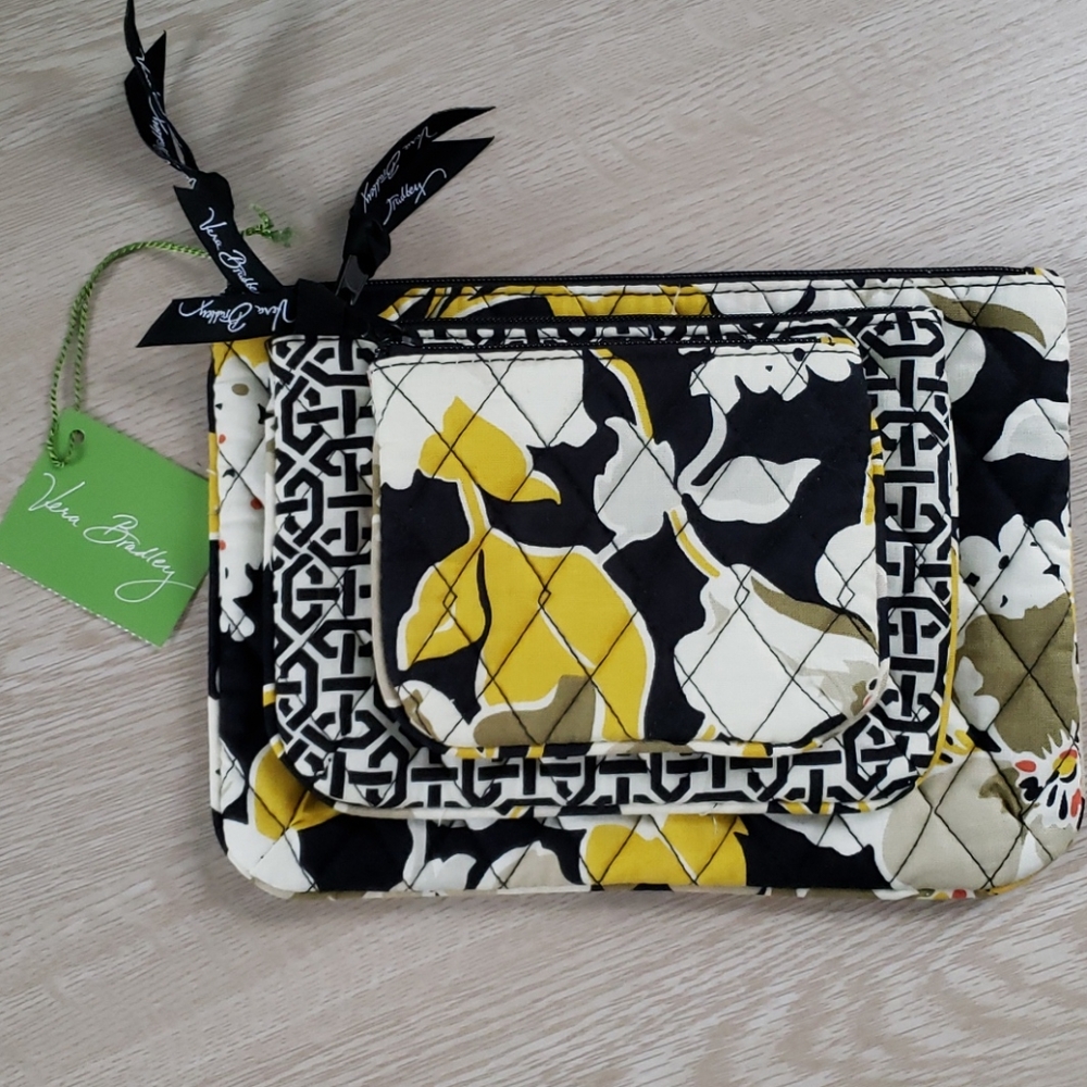 Vera Bradley Cosmetic Trio in Dogwood